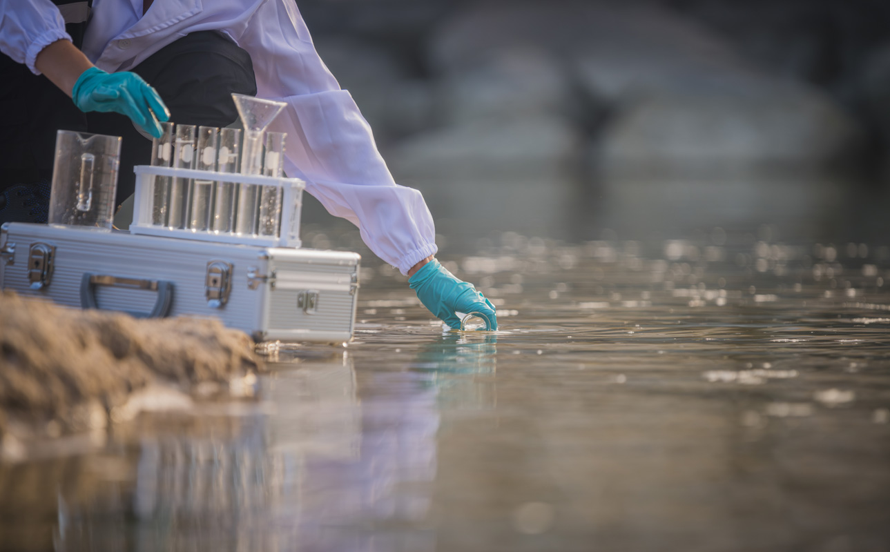 scientist testing water quality in lake 2026 03 24 09 05 19 utc